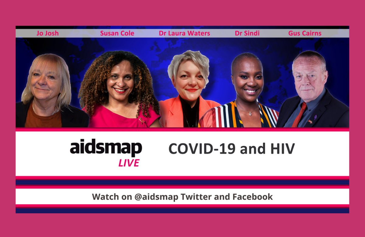 aidsmapLIVE COVID-19 HIV