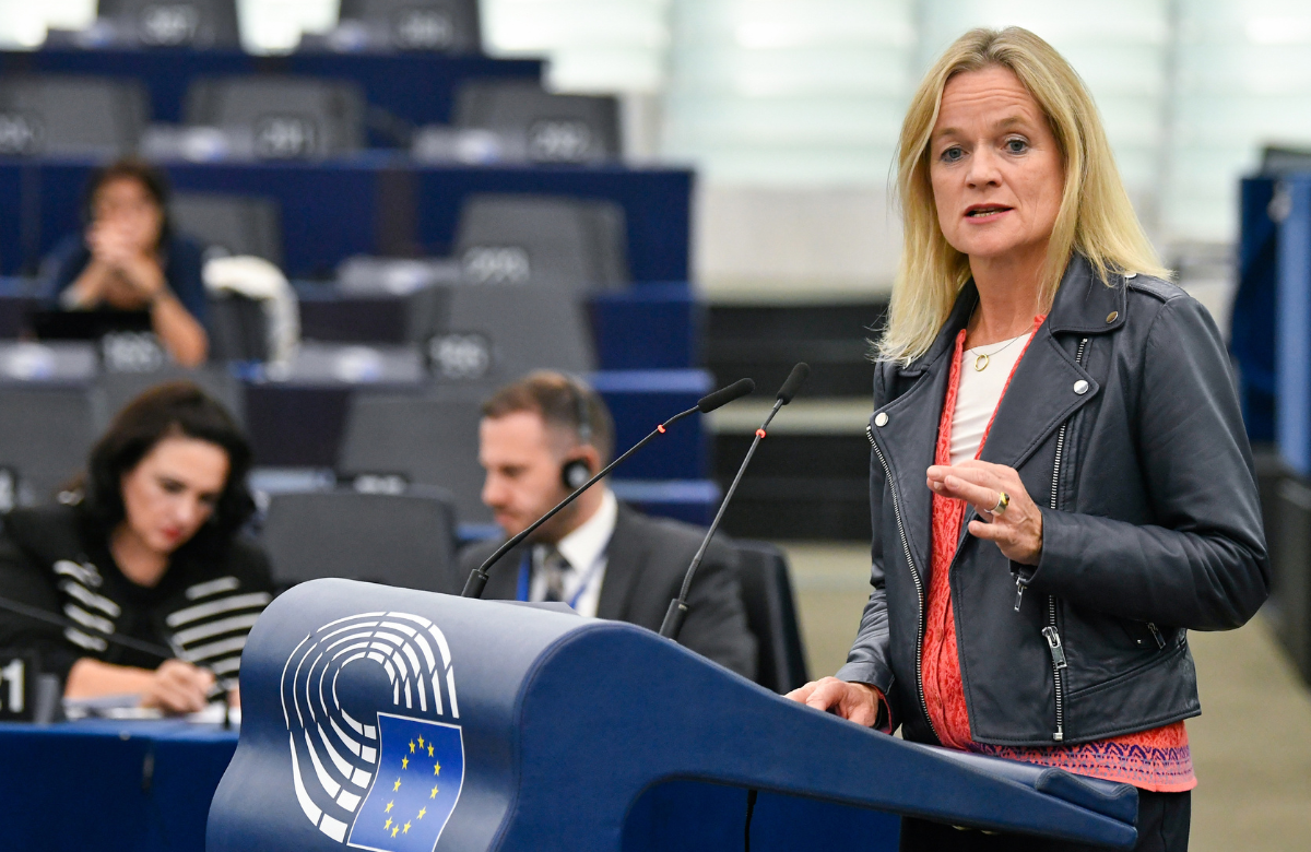 Viola von Cramon MEP at the plenary. Copyright: European Union 2023 - Source: EP