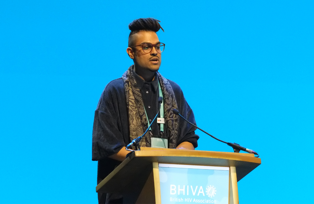 Dr Kyle Ring at BHIVA 2024. Photo by Roger Pebody.
