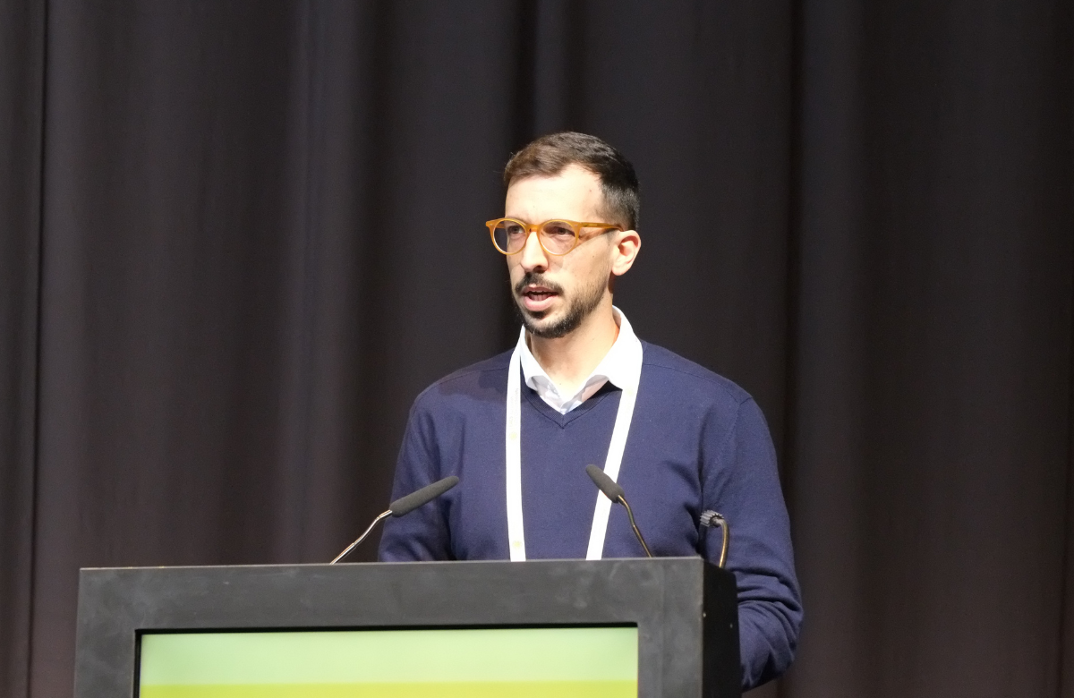 Dr Frederico Duarte at EACS 2023. Photo by Roger Pebody.