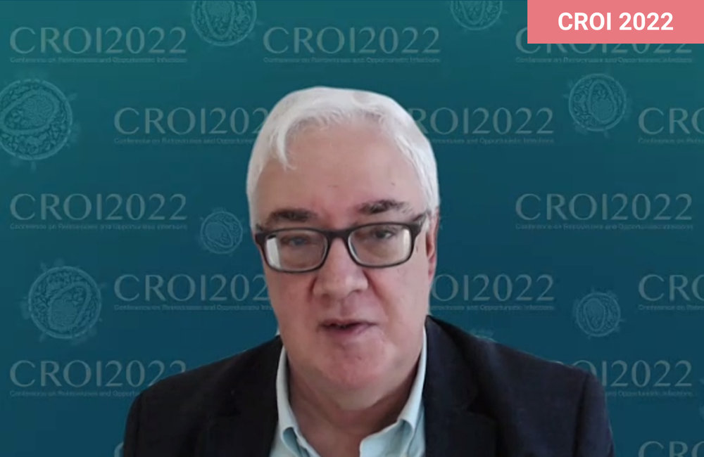 Professor Joel Palefsky at CROI 2022.