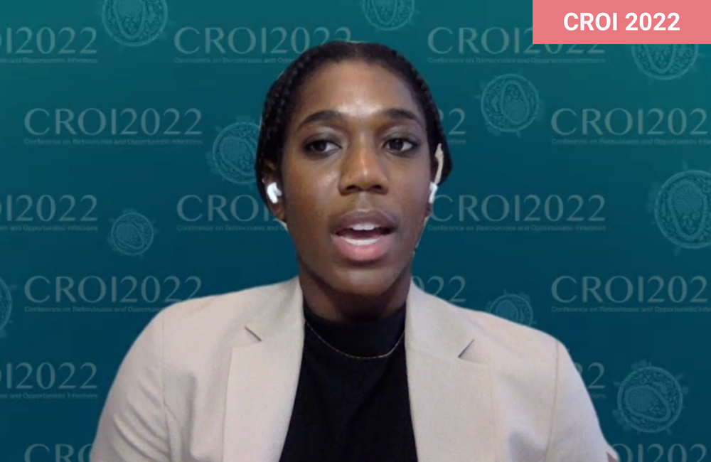 Maya Jackson-Gibson at CROI 2022.