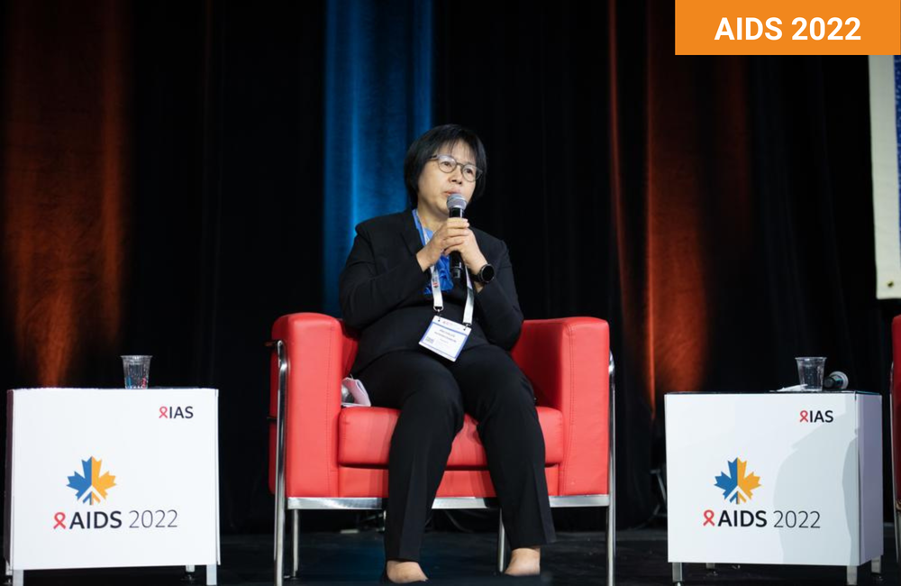 Dr Anchalee Avihingsanon at AIDS 2022. Photo ©Steve Forrest/Workers’ Photos/IAS