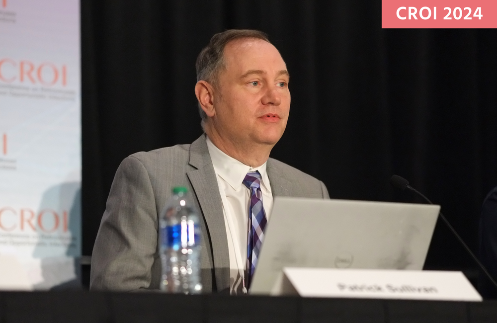 Dr Patrick Sullivan at CROI 2024. Photo by Roger Pebody.